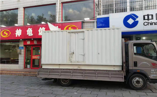 清溪镇出租发电机施工案例